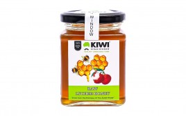 Kiwi Kisan Window Raw Lychee Honey   Glass Jar  350 grams